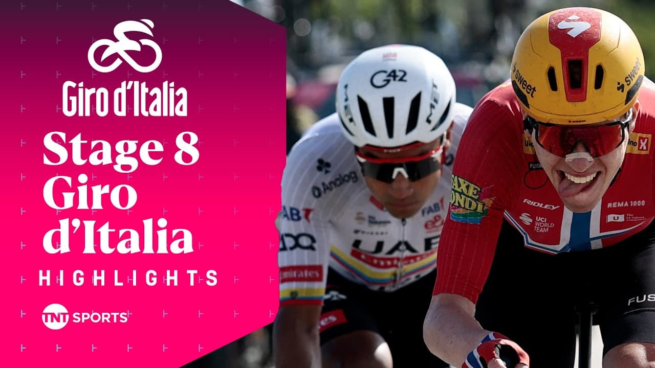 POWERFUL SOLO ATTACK! 🤩 | 2026 Men's Giro d'Italia Stage 8 Race Highlights | TNT Sports Cycling