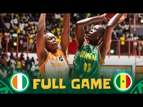 Quarter-Finals | Côte d'Ivoire v Senegal | Full Basketball Game | FIBA Women's AfroBasket 2025