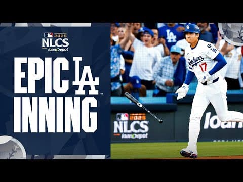 BOTTOM of the 1st INNING: Shohei Ohtani homers, Dodgers score 3 runs in G4 of 2025 NLDS | 大谷翔平 ハイライト