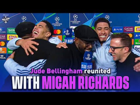 Jude Bellingham's WHOLESOME post-match interview w/ Micah & Alessandro Del Piero | UCL Today
