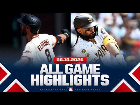 Highlights from ALL GAMES on 6/10 (Fernando Tatis Jr. & Bryce Eldridge walk it off and MORE!)