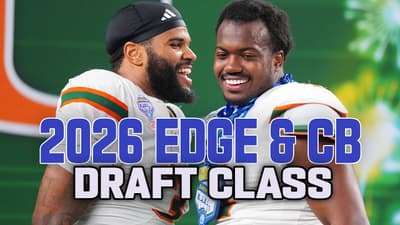 Ranking the 2026 NFL Draft EDGE and Cornerback Class | Bain Jr., Bailey, McCoy, Delane and more!