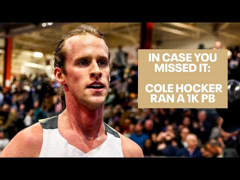 Cole Hocker's 2026 Indoor Rampage Continues With 1000m PB Before Mile vs. Sam Ruthe