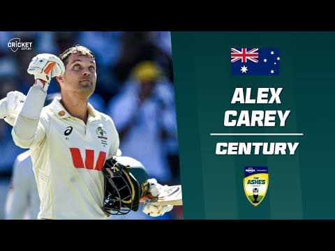 Hometown hero Carey seals third Test century