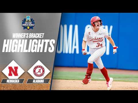 Alabama vs. Nebraska: 2026 Women's College World Series | Extended highlights