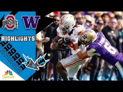 Ohio State Buckeyes vs. Washington Huskies | COLLEGE FOOTBALL HIGHLIGHTS | 9/27/2025 | NBC Sports