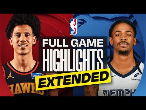 EXTENDED: HAWKS at GRIZZLIES | FULL GAME HIGHLIGHTS | January 21, 2026