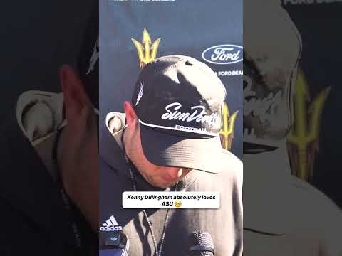 Kenny Dillingham gets emotional talking about how much he loves ASU ❤️ 🔱 #asu #football