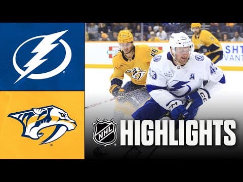 NHL Highlights | Lightning vs. Predators | September 23, 2025