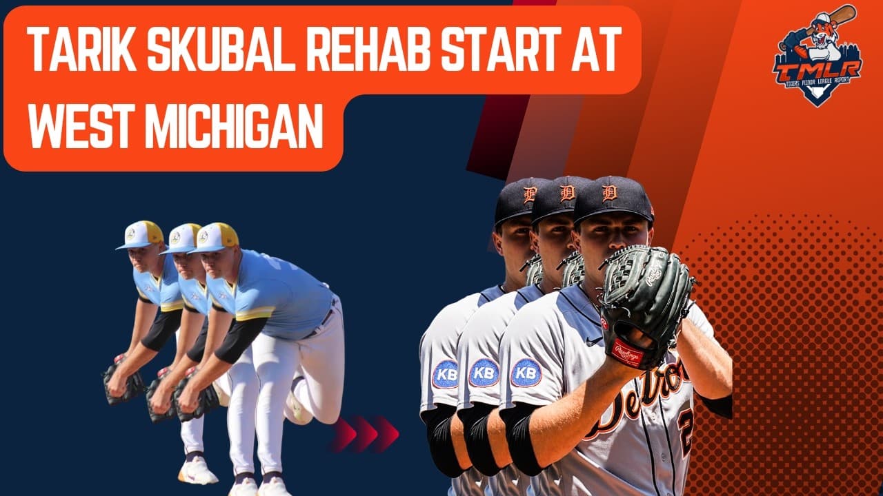 Tarik Skubal Rehab Start at West Michigan. #mlb #baseball