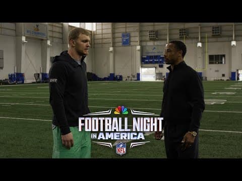 Aidan Hutchinson: Practicing hard 'required' for Detroit Lions | FNIA | NFL on NBC (FULL INTERVIEW)