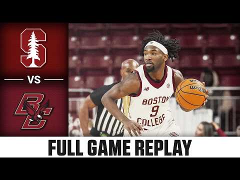 Stanford vs. Boston College Full Game Replay | 2025-26 ACC Men's Basketball