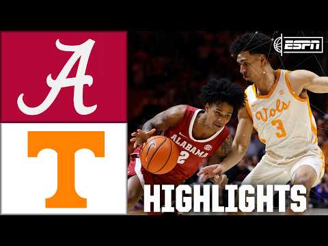 Alabama Crimson Tide vs. Tennessee Volunteers | Full Game Highlights | ESPN College Basketball