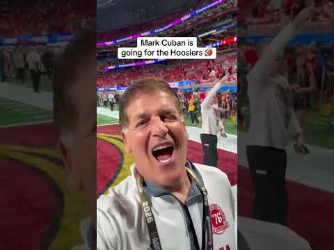 MARK CUBAN IN THE HOUSE REPPIN' THE HOOSIERS 🔴