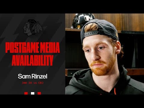 "I want to help this team win." | Sam Rinzel Postgame 1.30.26