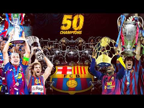 FC BARCELONA, the FIRST club to win 50 European Cups! 🏆5️⃣0️⃣ 🔵🔴