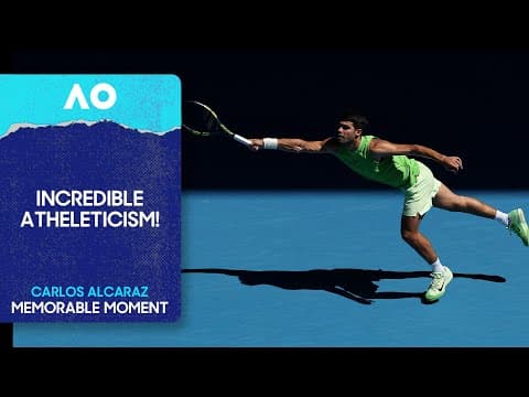Alcaraz At Full Stretch! | Australian Open 2026