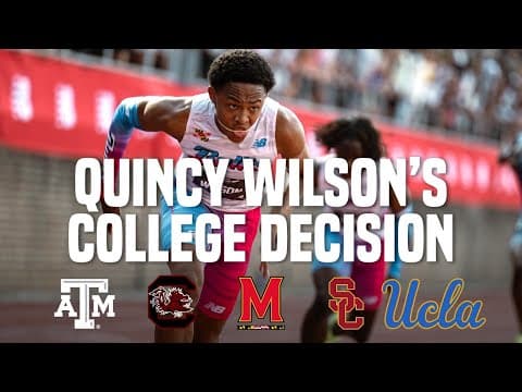 Quincy Wilson College Decision LIVE STREAM: Texas A&M, USC, UCLA, South Carolina or Maryland?