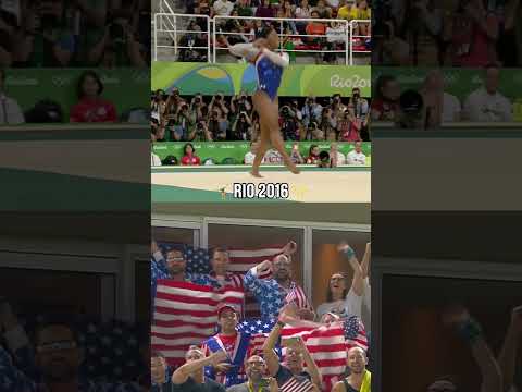 When Simone touched the floor at #Rio2016 it was poetry in motion! 🐐 #Olympics #Gymnastics