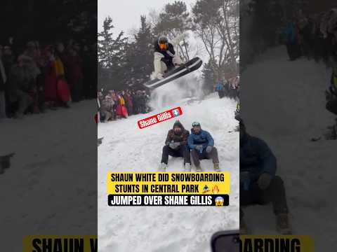 SHAUN WHITE SNOWBOARDING IN NYC 😱🔥