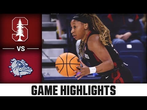 Stanford vs. Gonzaga Game Highlights | 2025-26 ACC Women's Basketball