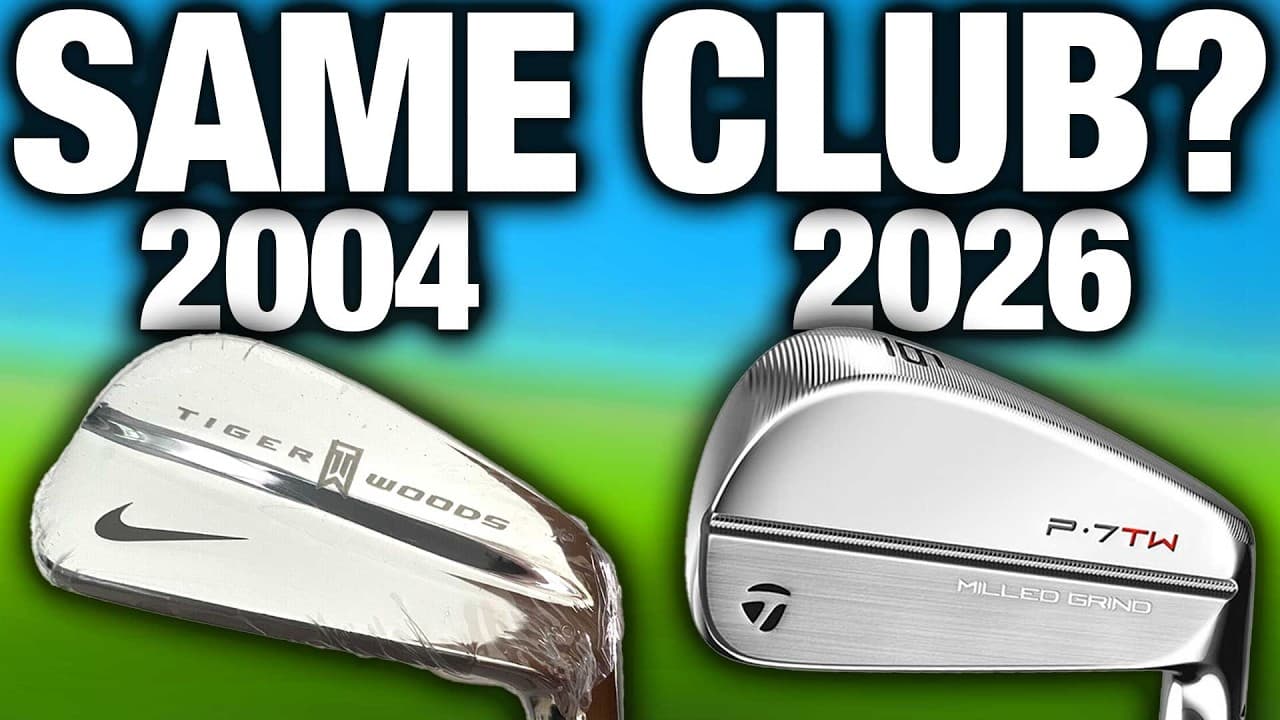 Nike Tiger Woods Irons (2004) vs TaylorMade P7TW