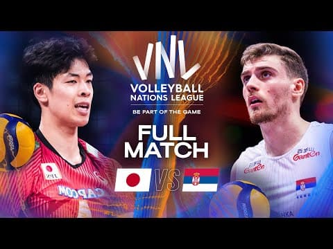 Japan 🇯🇵 vs. Serbia 🇷🇸 | VNL 2025 - Full Match | Week 1