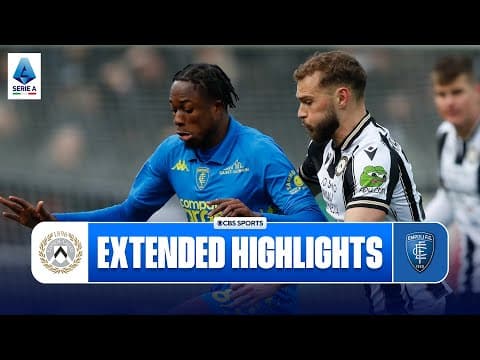 Udinese vs. Empoli: Extended Highlights | Serie A | CBS Sports Golazo