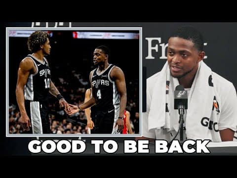 De'Aaron Fox on Coming Back Strong in Season Debut