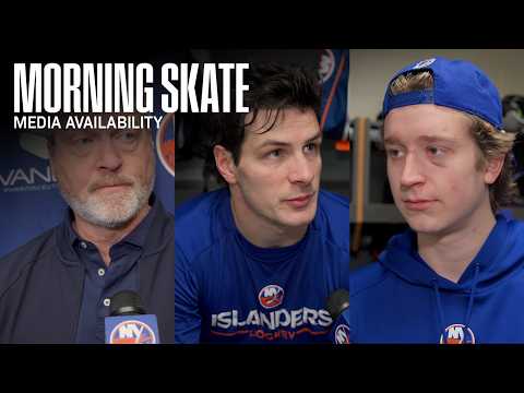 Morning Skate Media Availability | Roy, Barzal, Ritchie | 1/10/26 @MIN