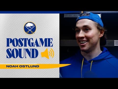 Noah Ostlund Scores BEAUTY in Buffalo Sabres Shootout Win Over Minnesota Wild | Postgame Sound