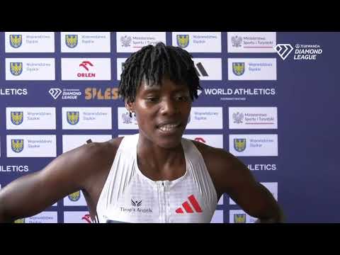 Marileidy Paulino after 49.18 win in Silesia over Salwa Eid Naser