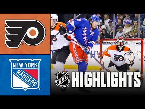 Flyers vs. Rangers | NHL Highlights | December 20, 2025
