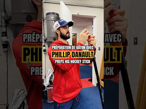 How to tape a hockey stick like Phillip Danault #NHL #Shorts