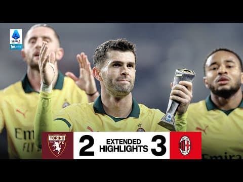 Extended Highlights | La doppietta di Pulisic chiude la rimonta | Torino 2-3 Milan | Serie A 2025/26