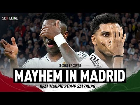 Real Madrid vs. Salzburg MATCH RECAP: Rodrygo & Vini SHINE in 5-1 STOMPING | CBS Sports Golazo