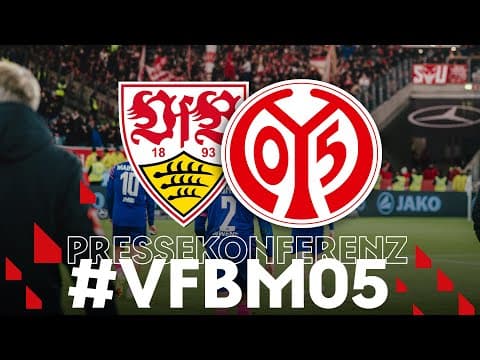 Die PK nach dem Bundesliga-Spiel in Stuttgart | #VFBM05 | #05ertv | Saison 2025/26
