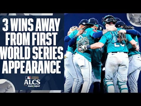 3 WINS FROM AL PENNANT! The Mariners needed only 9 innings to take a 1-0 lead in the ALCS! 🔱