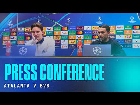 Atalanta-BVB | La conferenza stampa di Palladino e Carnesecchi | UCL KOPO 2nd leg