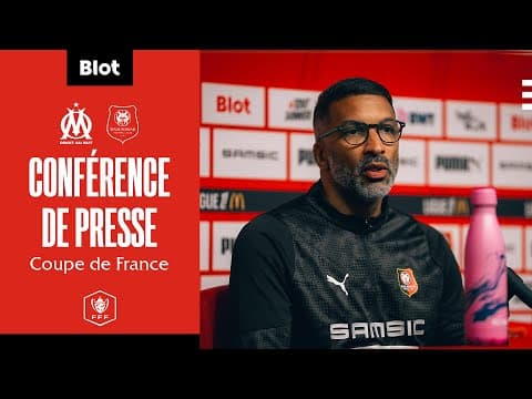 📽🎙 8ème de finale CDF | OM / Stade Rennais F.C. - Conférence de presse d'avant-match