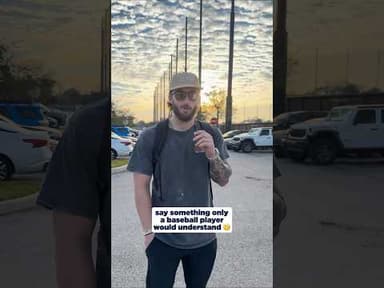 Saying Things Only Baseball Players Understand ⚾️🤔