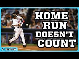 Umpires called this foul ball a home run, a breakdown