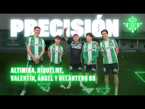 ¡RETO de PRECISIÓN de Altimira, Ángel, Riquelme y Valentín con Delantero09! 🎯 | Real BETIS Balompié