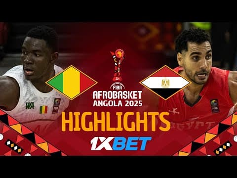 Mali 🇲🇱 vs Egypt 🇪🇬 | 1XBET Highlights | #AfroBasket 2025