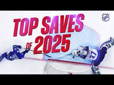 Top 25 NHL Saves of 2025 | The Most Incredible Stops of the Year 🗓️🥳