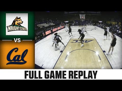 Wright State vs. Cal Full Game Replay | 2025-26 ACC Men's Basketball