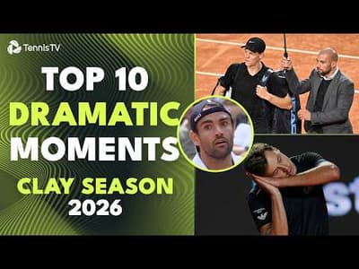 Cramps, Weather Interruptions & Cold Celebrations 🥶 | Most Dramatic Moments From 2026 Clay Season!