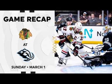 Blackhawks at Mammoth Game Highlights | 3.1.26
