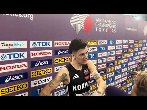 Jakob Ingebrigtsen Reacts To Earning Last Qualifying Spot To 2025 World Championship 5000m Final