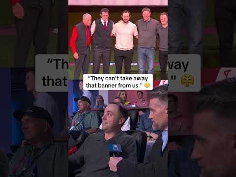 Justin Thomas is happy to see his championship banner from season 1 of TGL 🏆